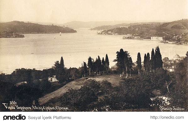 Nakkaştepe'den #istanbul Boğazı'na bakış (1890'lı yıllar)